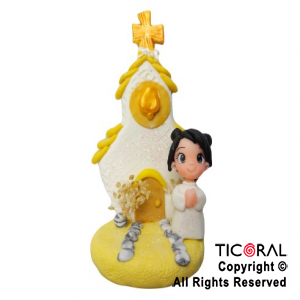 ADORNO CAPILLA ALTA CON NENA PORCELANA FRIA x 1